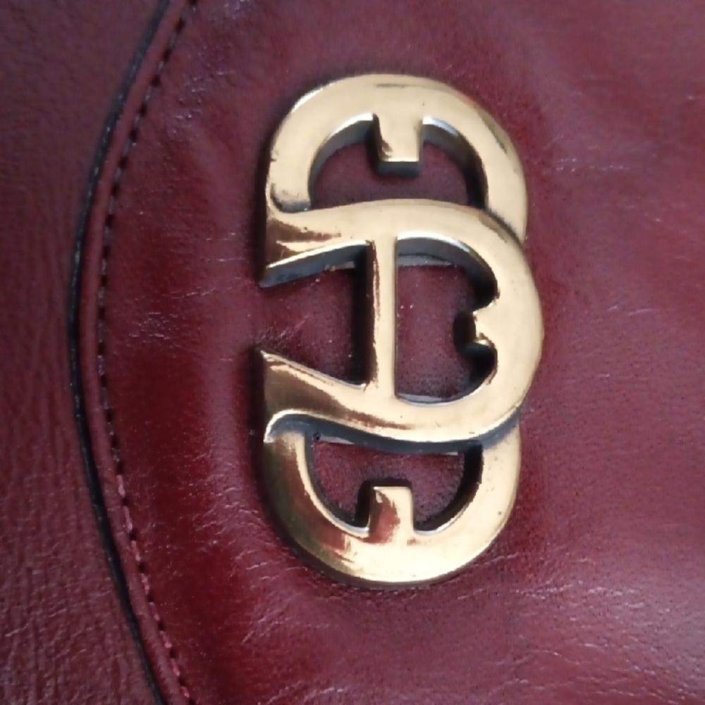Etienne Aigner Deep Red Shoulder Bag - Picture 2 of 5